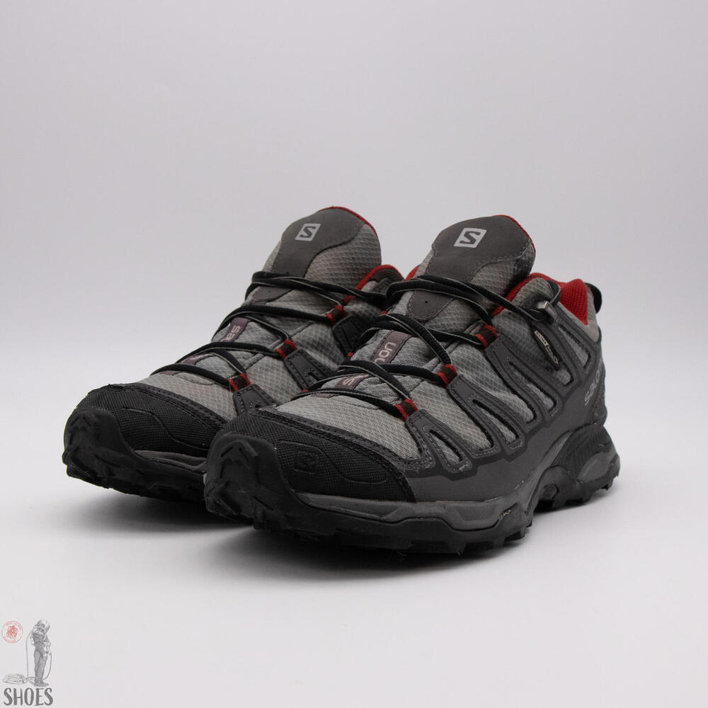 Salomon X Ultra Prime CS Waterproof Hiking Shoes - Men's Grey Size 10 - Picture 4 of 14